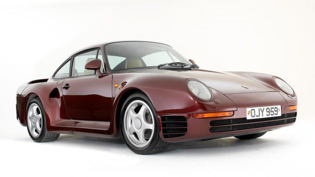 Обои картинки фото porsche 959, автомобили, porsche, германия, dr, ing, h, c, f, ag, спортивные, элитные