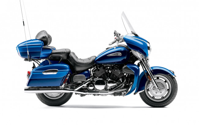 Обои картинки фото мотоциклы, yamaha, 2011, venture-s, star, royal, синий