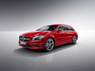 обоя 2014 mercedes-benz cla shooting brake, автомобили, mercedes-benz, тюнинг, металлик, красный