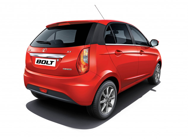 Обои картинки фото автомобили, tata, bolt, 2014г, красный