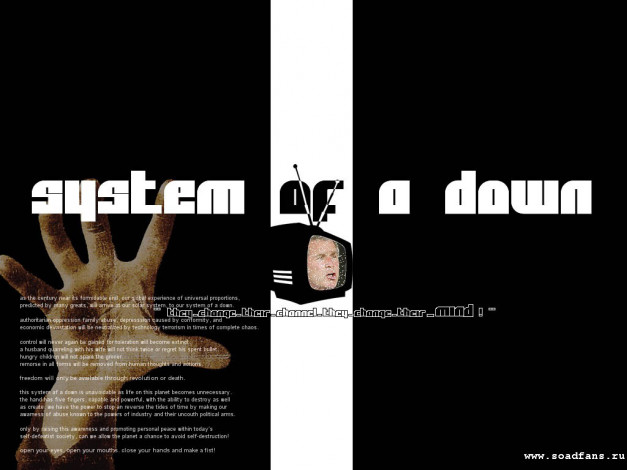 Обои картинки фото музыка, system, of, down