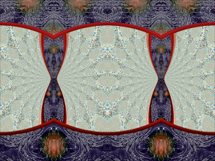 Картинка 3д графика fractal фракталы цвета узор