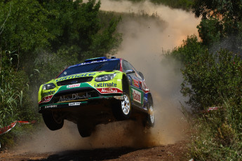 Картинка спорт авторалли latvala jari-matti rally wrc focus ford пыль португалия прыжок ралли portugal