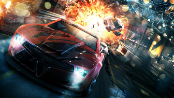 Картинка видео игры split second взрывы гонка