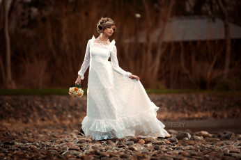 Картинка -Unsort+Брюнетки+Шатенки девушки unsort брюнетки шатенки платье элегантность настроение невеста