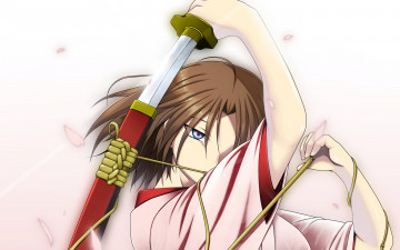Картинка аниме kara no kyokai девушка меч