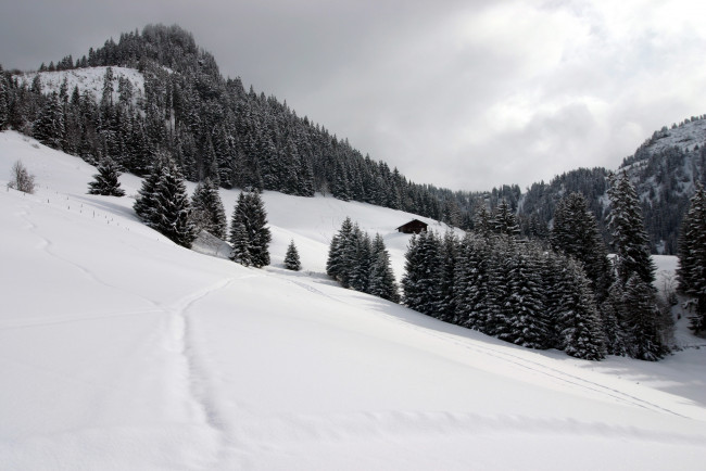 Обои картинки фото швейцария, природа, зима, горы, снег