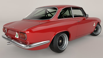 Картинка автомобили 3д 1965 alfa romeo giulia sprint gta