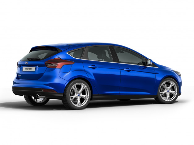 Обои картинки фото автомобили, ford, focus, голубой