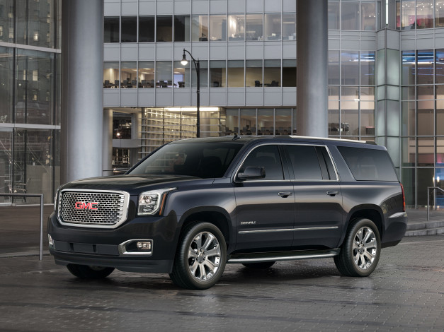 Обои картинки фото автомобили, gm-gmc, gmc, yukon, xl, denali, 2014