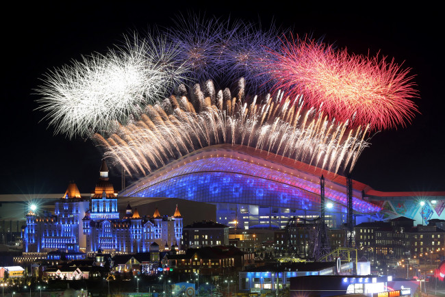Обои картинки фото спорт, стадионы, 2014, сочи, олимпиада