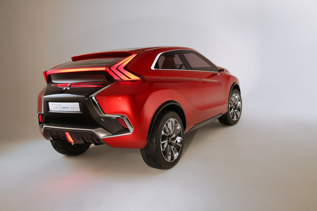 Обои картинки фото автомобили, mitsubishi, 2015г, xr-phev, ii, concept, красный