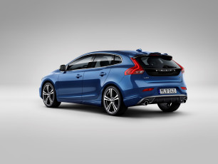 Картинка автомобили volvo синий 2016г r-design v40 t5