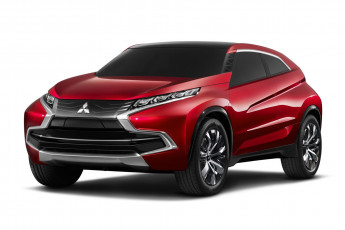 Картинка mitsubishi+xr+phev+concept автомобили mitsubishi concept xr phev серый фон красный
