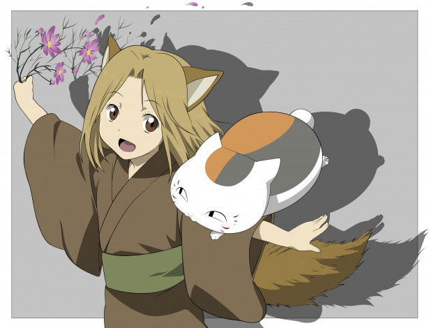 Обои картинки фото аниме, natsume yuujinchou, тетрадь, дружбы