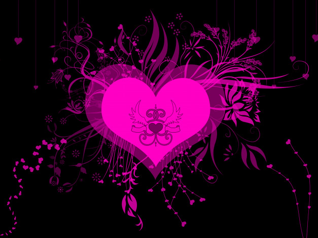 Обои картинки фото векторная графика, сердечки , hearts, сердечко, фон