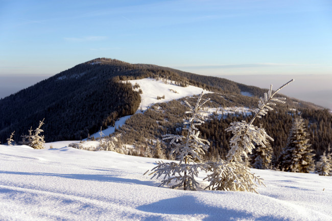 Обои картинки фото природа, горы, сугробы, зима, снег