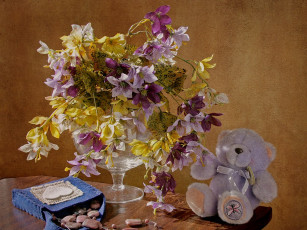 Картинка irina kotlova девичье счастье цветы букеты композиции