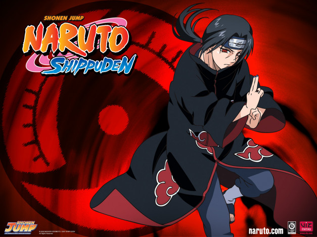 Обои картинки фото аниме, naruto, shinobi, itachi, akatsuki, uchiha