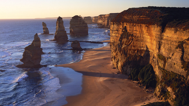 Обои картинки фото australian, coast, природа, побережье, скалы, море, берег