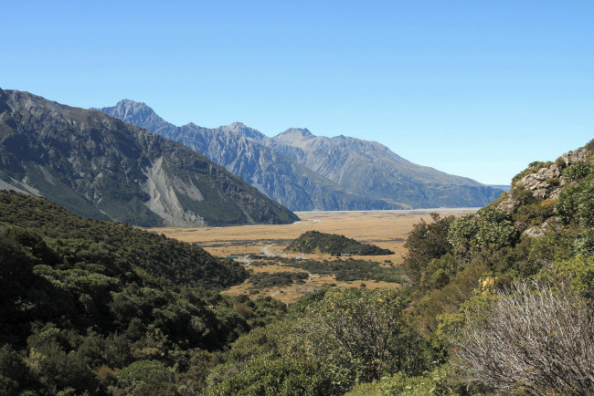 Обои картинки фото mount, cook, national, park, new, zealand, природа, горы