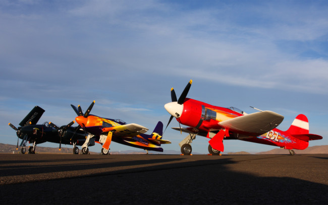 Обои картинки фото авиация, лёгкие и одномоторные самолёты, 3, разноцветный