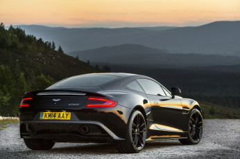 обоя автомобили, aston martin, 2014г, carbon, black, vanquish, aston, martin