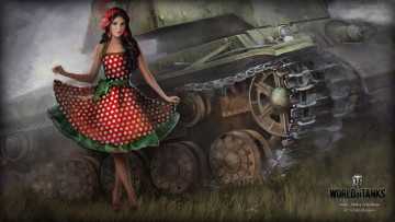 Картинка видео+игры мир+танков+ world+of+tanks of world онлайн игра арт девушка мир tanks танков action