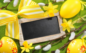 Картинка праздничные пасха цветы яйца spring flowers eggs верба нарциссы easter