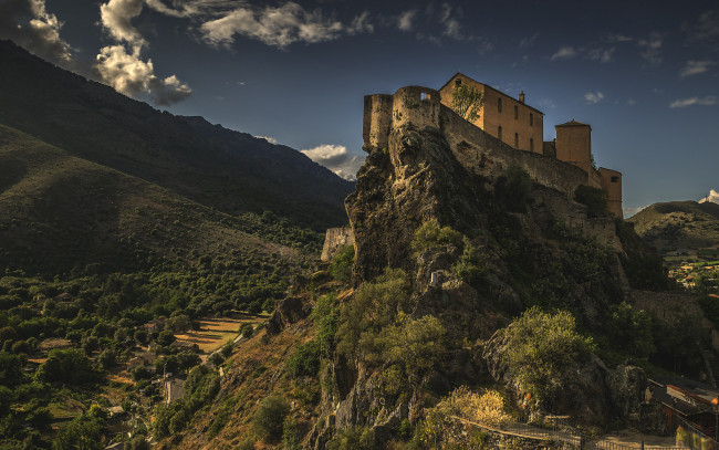 Обои картинки фото corsica, города, - пейзажи, скала, горы