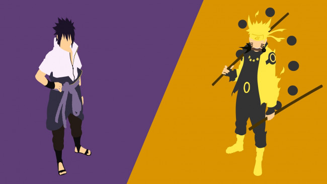 Обои картинки фото аниме, naruto, uzumaki, uchiha, sasuke, genin, asian, shippude