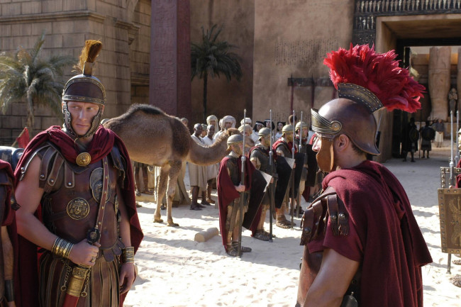 Обои картинки фото кино фильмы, rome, войско, египет, верблюд