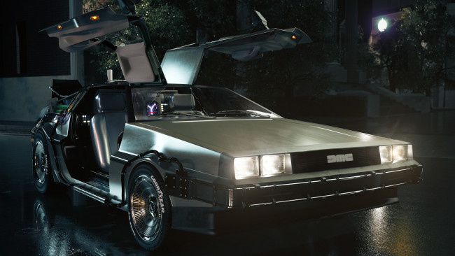 Обои картинки фото автомобили, dmc, delorean