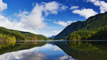 обоя buntzen lake, british columbia, природа, реки, озера, buntzen, lake, british, columbia