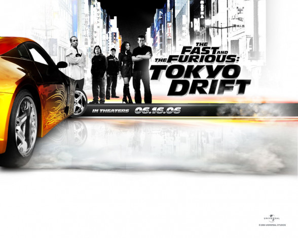 Обои картинки фото форсаж, токийский, занос, кино, фильмы, the, fast, and, furious, tokyo, drift