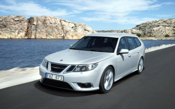 Картинка saab sportcombi aero автомобили