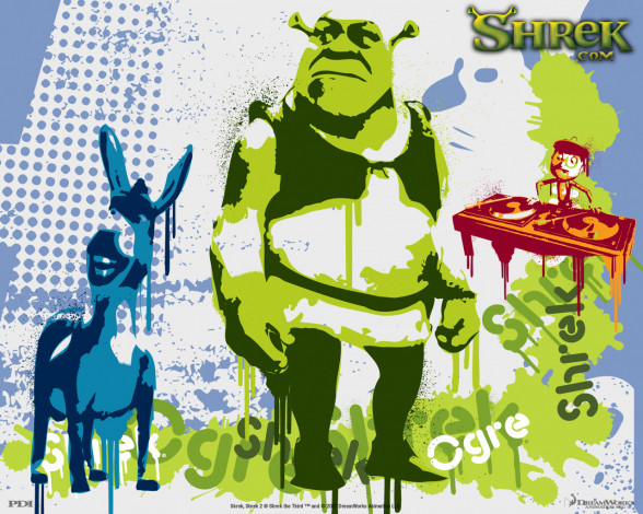 Обои картинки фото мультфильмы, shrek, the, third