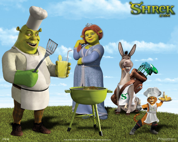 Обои картинки фото мультфильмы, shrek, the, third