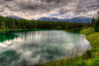 Картинка природа реки озера канада