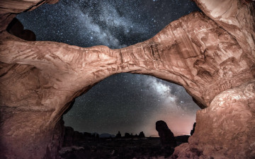 Картинка космос звезды созвездия арки сша национальный парк