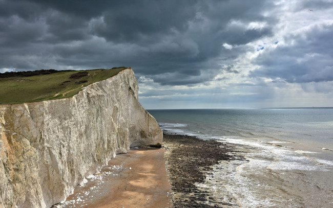 Обои картинки фото природа, побережье, seaford, море, england