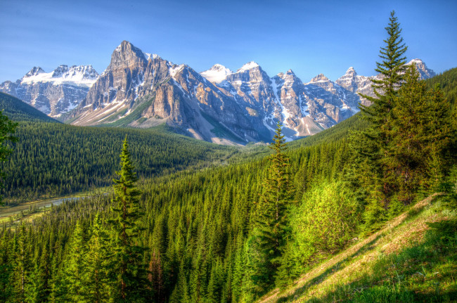 Обои картинки фото природа, горы, канада