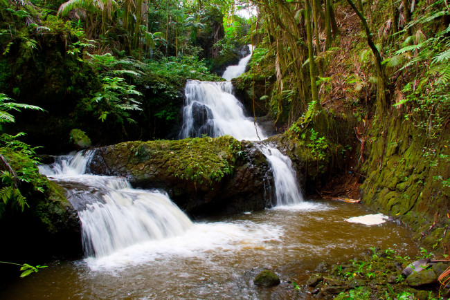 Обои картинки фото природа, водопады, гавайи