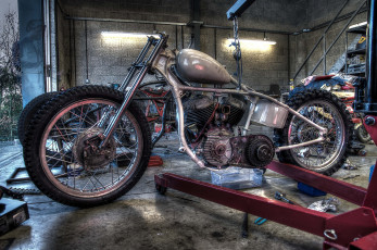 Картинка мотоциклы customs байк мастерская