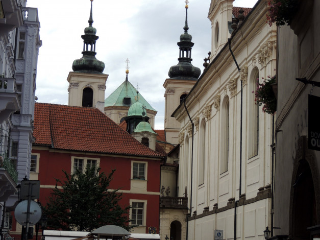 Обои картинки фото города, прага , Чехия, башни