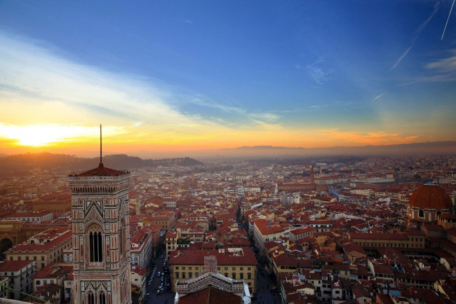 Обои картинки фото города, флоренция , италия, панорама