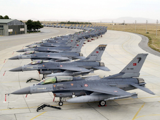 Обои картинки фото f-16 fighting falcon, авиация, боевые самолёты, f-16, fighting, falcon