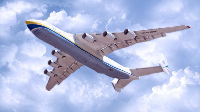 Обои картинки фото ан-225 мрия, авиация, грузовые самолёты, ан225, мрия, антонов, транспортный, самолет, реактивный