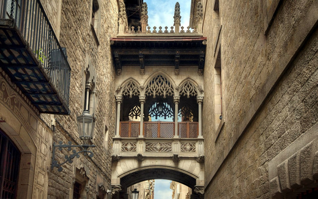 Обои картинки фото города, барселона , испания, балкон
