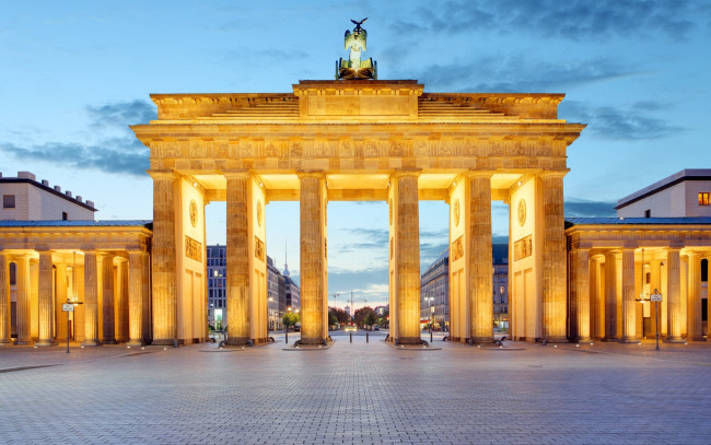 Обои картинки фото города, берлин , германия, brandenburg, gate